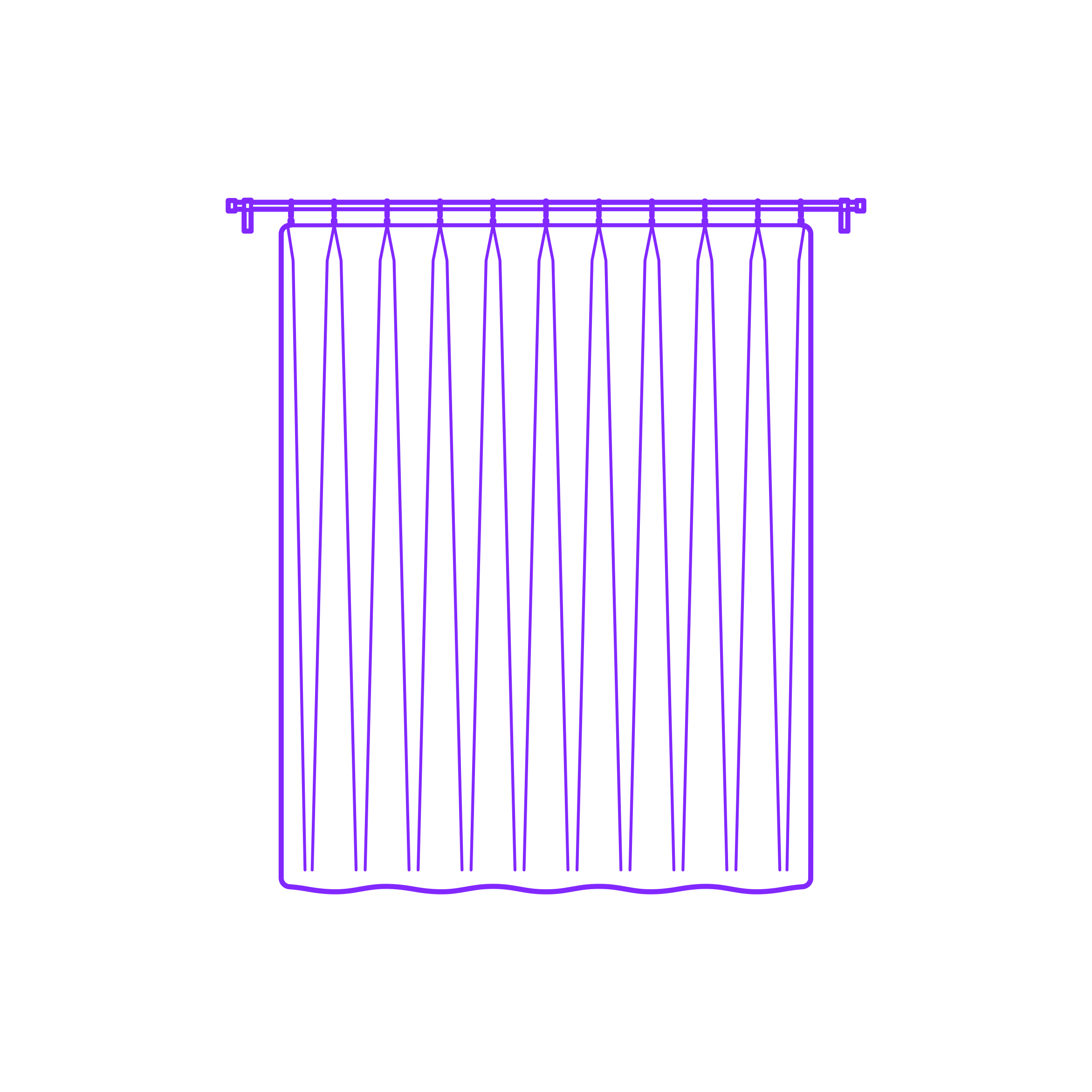 Buildings Window Curtains Ring Top Tailored Pleat Sketch Svg Vector Free Vectors